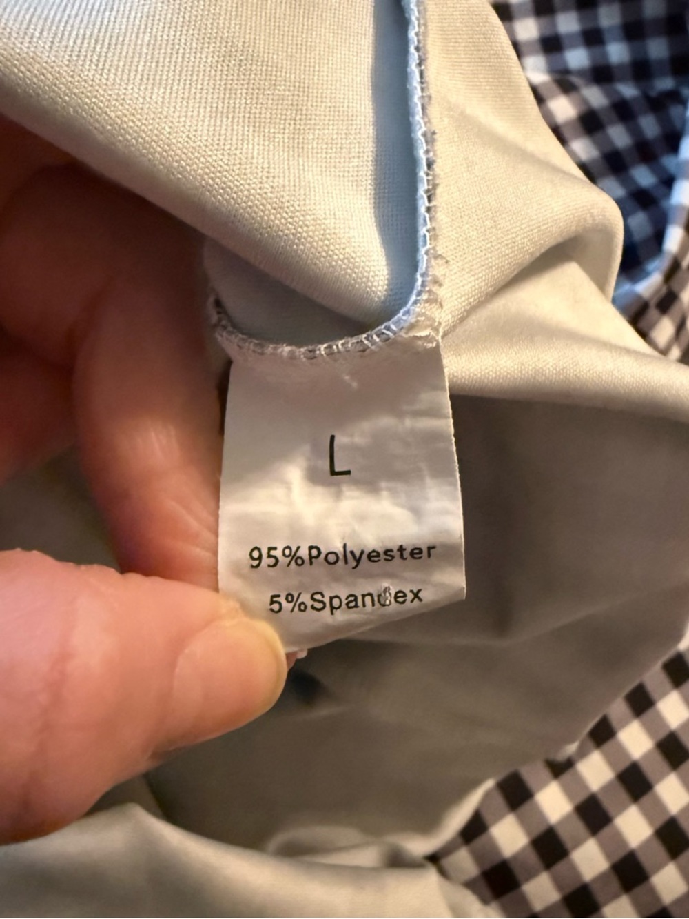 HALARA Gingham Crossover Waist Wide Leg Leggings - Picture 4 of 5